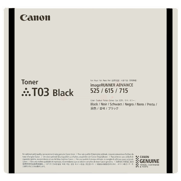 Original Tóner negro Canon 2725C001/T03 negro