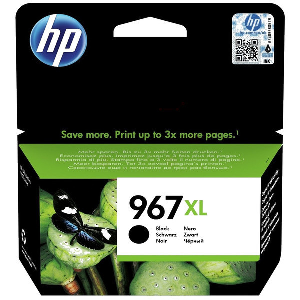 Original Cartucho de tinta negro HP 3JA31AE/967XL negro