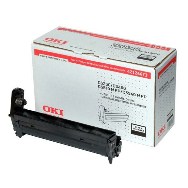 Original Kit de tambor OKI 42126673 negro