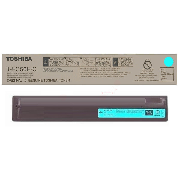 Original Toner cyan Toshiba 6AJ00000113/T-FC 50 EC cyan