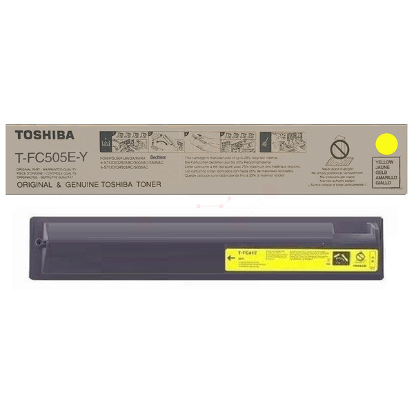 Original Tóner amarillo Toshiba 6AJ00000147/T-FC 505 E-Y amarillo