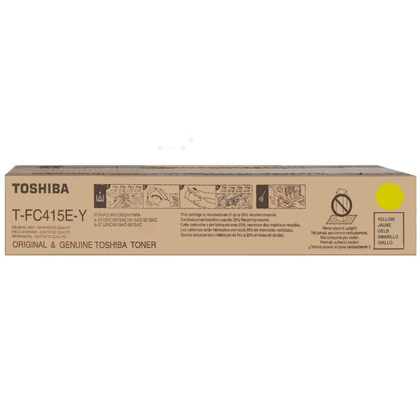 Original Tóner amarillo Toshiba 6AJ00000182/T-FC 415 EY amarillo