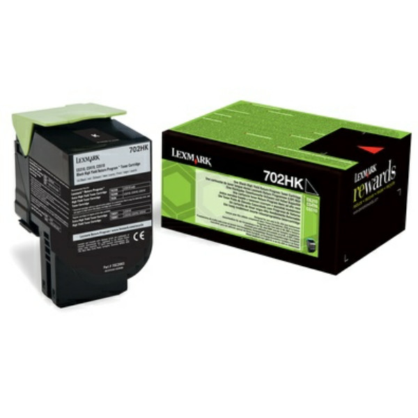 Original Toner schwarz Lexmark 70C2HK0/702HK schwarz