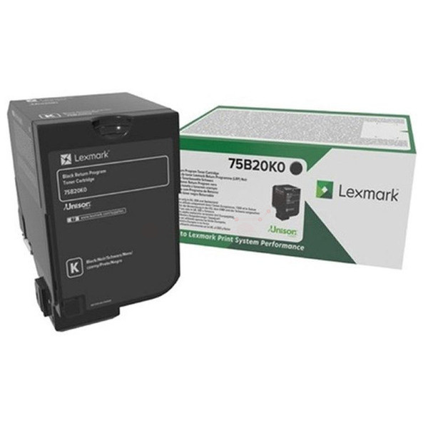 Original Tóner negro Lexmark 75B20K0 negro