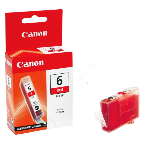 Original Tintenpatrone rot Canon 8891A002/BCI-6 R rot