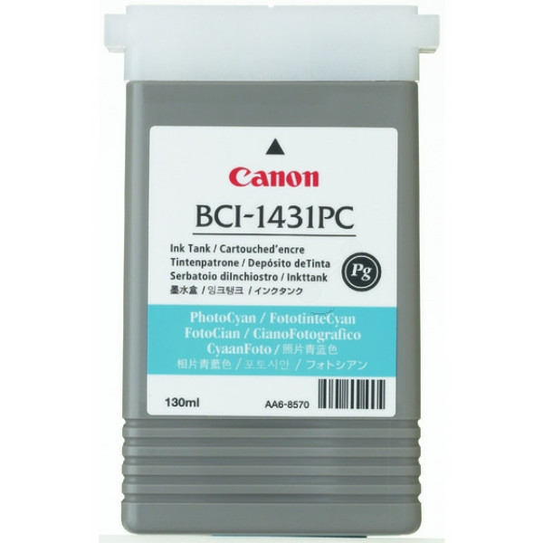 Original Cartucho de tinta cian claro Canon 8973A001/BCI-1431 PC photocyan
