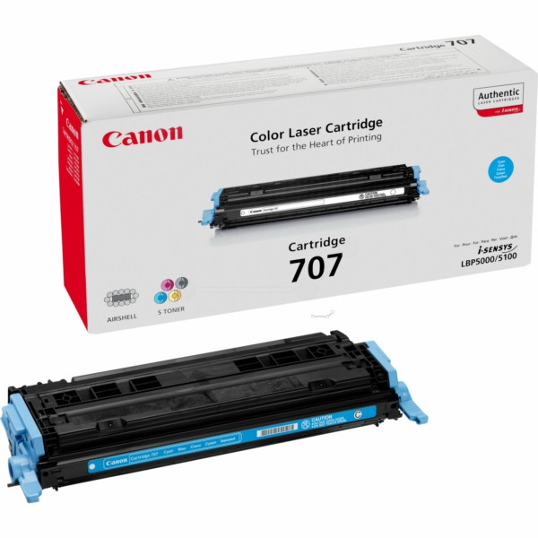 Original Toner cyan Canon 9423A004/707C cyan