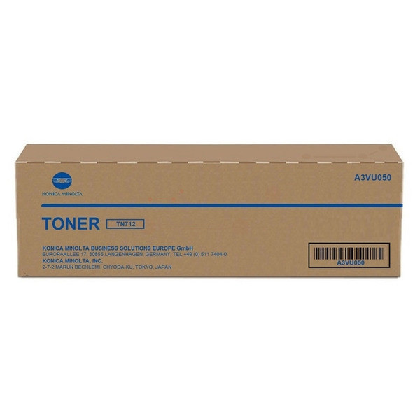 Original Tóner negro Konica Minolta A3VU050/TN-712 negro