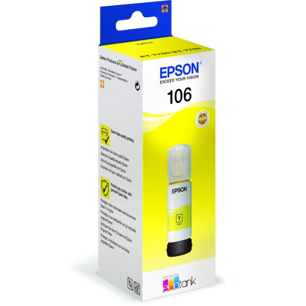 Original Botella de tinta amarillo Epson C13T00R440/106 amarillo