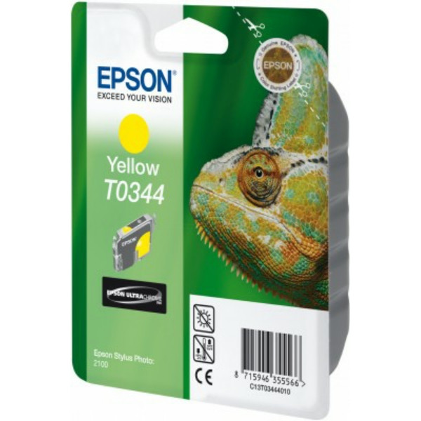 Original Cartucho de tinta amarillo Epson C13T03444010/T0344 amarillo