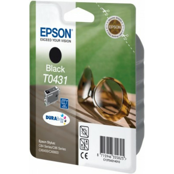 Original Cartucho de tinta negro Epson C13T04314010/T0431 negro