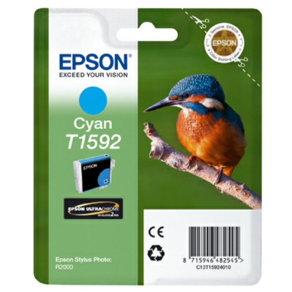 Original Tintenpatrone cyan Epson C13T15924010/T1592 cyan