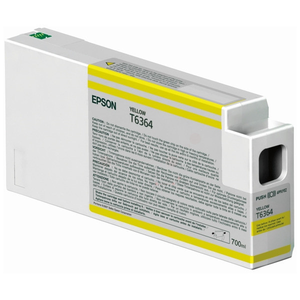 Original Cartucho de tinta amarillo Epson C13T636400/T6364 amarillo