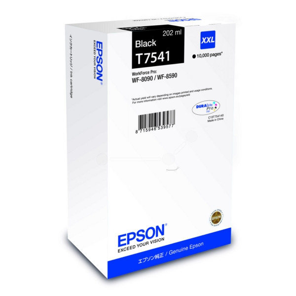 Original Cartucho de tinta negro Epson C13T754140/T7541 negro