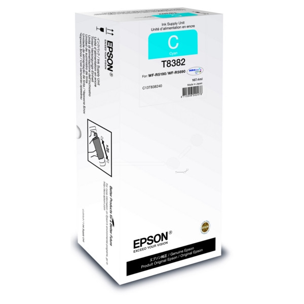 Original Cartucho de tinta cian Epson C13T838240/T8382 cyan