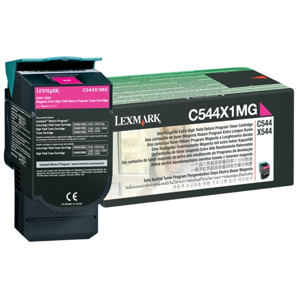 Original Toner magenta Lexmark C544X1MG magenta