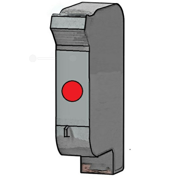 Original Cartucho con cabezal de impresión rojo HP C6168A rojo