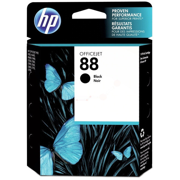 Original Cartucho de tinta negro HP C9396AE/88XL negro