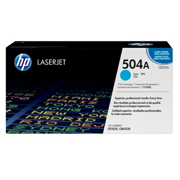 Original Toner cyan HP CE251A/504A cyan