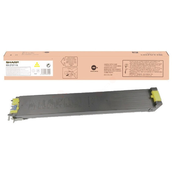 Original Tóner amarillo Sharp MX27GTYA amarillo