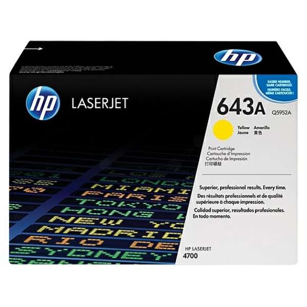 Original Toner gelb HP Q5952A/643A gelb