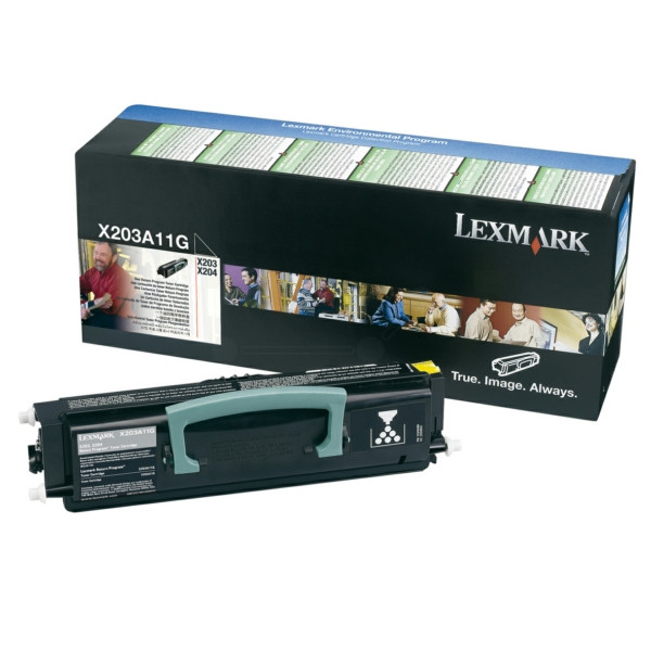 Original Toner schwarz Lexmark X203A11G schwarz