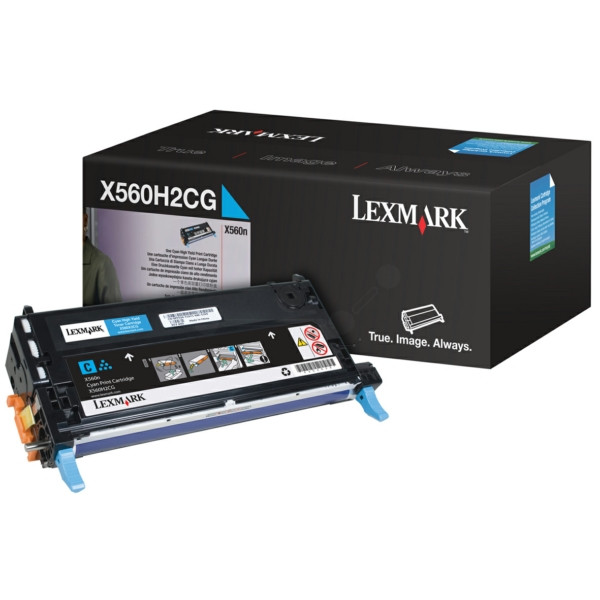 Original Tóner cian Lexmark X560H2CG cyan