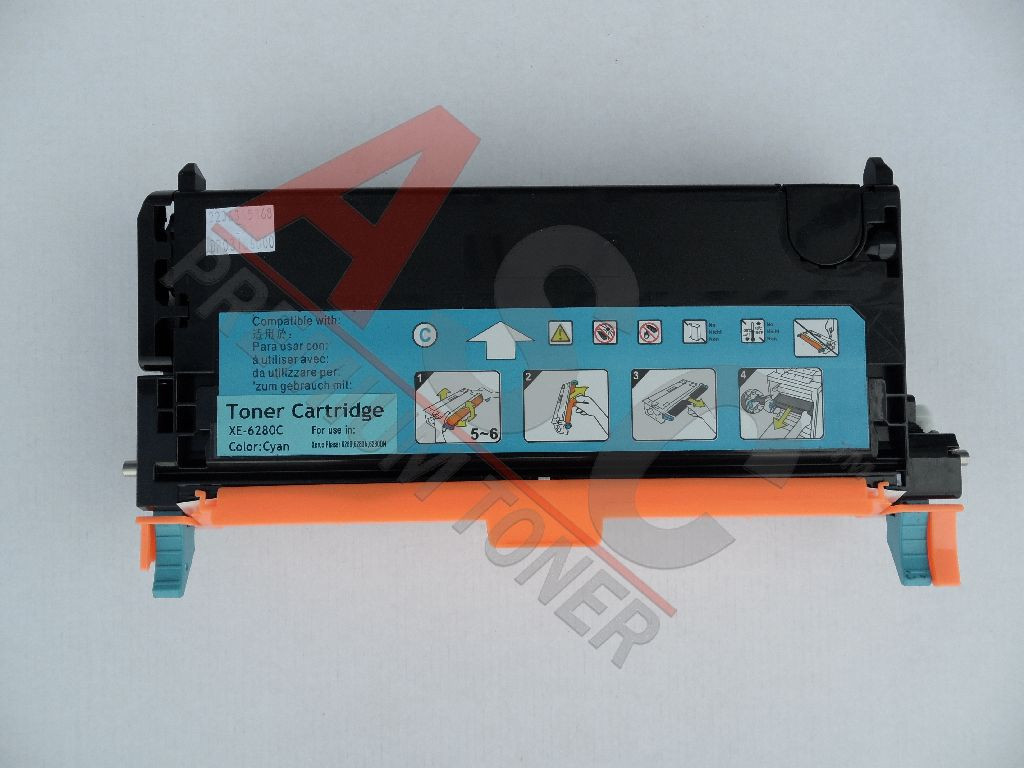 Cartucho de toner (alternativo) compatible a Xerox Phaser 6280 cyan