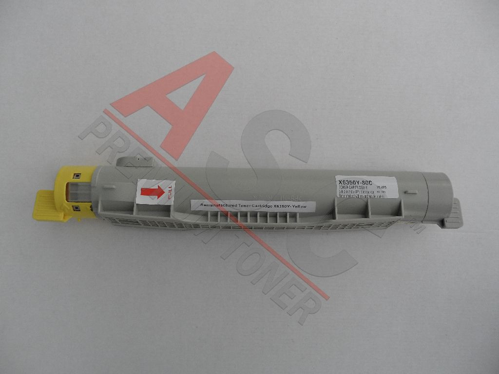 Cartucho de toner (alternativo) compatible a Xerox Phaser 6350 amarillo