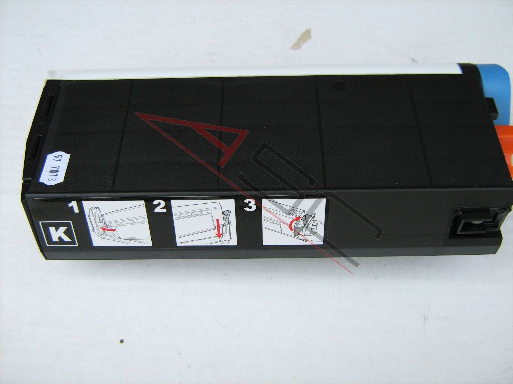 Cartucho de toner (alternativo) compatible a Oki C 7200 N DN 7400 7000 CCS Color  negro