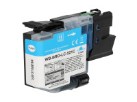 Tinta (alternativo) compatible a Brother LC521C cyan