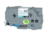 P-Touch (alternativo) compatible a Brother TZE253 azul blanco