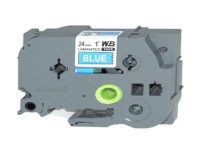 P-Touch (alternativo) compatible a Brother TZE555 blanco azul
