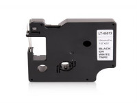 P-Touch (alternativo) compatible a Dymo 45013 negro blanco