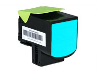 Cartucho de toner (alternativo) compatible a Lexmark 80C20C0 cyan