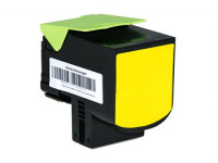 Cartucho de toner (alternativo) compatible a Lexmark 70C0H40 amarillo