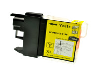 Tinta (alternativo) compatible a Brother LC1100Y amarillo