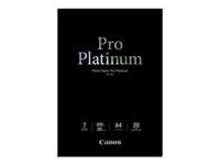 CANON PT-101 pro platinum Foto Papier inkjet 300g/m2 A4 20 Blatt 1er-Pack