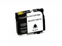 Tinta (alternativo) compatible a Epson C13T08014011/C 13 T 08014011 - T0801 - Stylus Photo P 50 negro