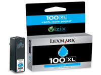 Original Cartucho de tinta cian Lexmark 0014N1069E/100XL cyan