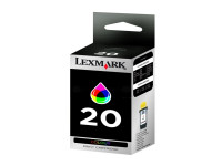 Original Cartucho con cabezal de impresión color Lexmark 0015MX120E/20HC color