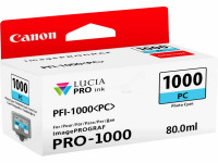 Original Tintenpatrone cyan hell Canon 0550C001/PFI-1000 PC photocyan