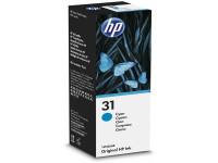 Original Botella de tinta cian HP 1VU26AE/31 cyan