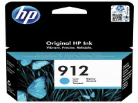 Original Cartucho de tinta cian HP 3YL77AE/912 cyan