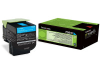 Original Toner cyan Lexmark 70C20C0/702C cyan