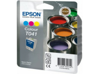 Original Cartucho de tinta color Epson C13T04104010/T041 color