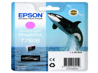 Original Tintenpatrone magenta hell Epson C13T76064010/T7606 photomagenta