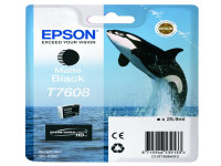 Original Tintenpatrone schwarz matt Epson C13T76084010/T7608 schwarzmatte