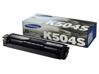 Original Toner schwarz Samsung CLTK504SELS/K504 schwarz