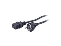 APC Power cable IEC 60320 C19 to power CEE 7/7m AC 230V 2,5m Black